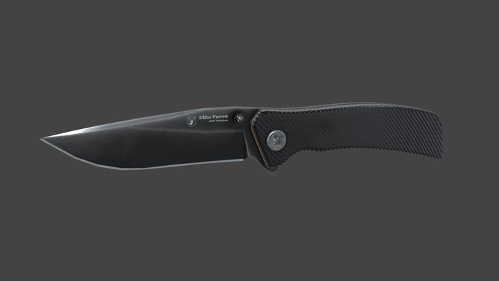 Folding Knife 3D Model