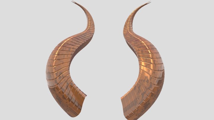 Master Zed Horns 3D Model