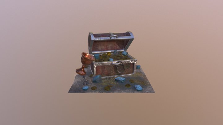 Treasure Chest V5 3D Model