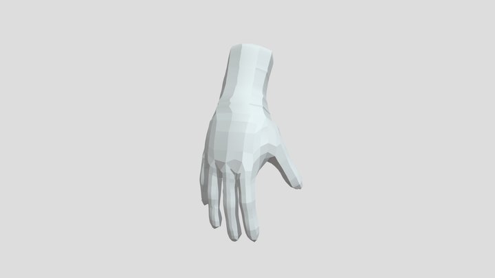 Vang Nathaniel SGD 214 Low-poly-hand 3D Model