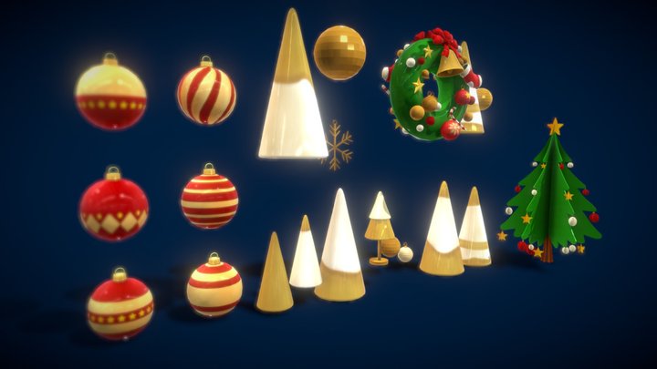 V5 Christmas Collection2 3D Model