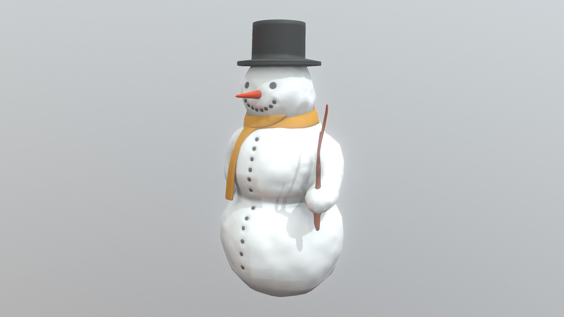 Schneeman Low-Poly