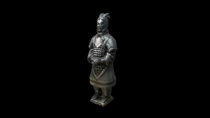 Standing Terracotta Warrior 3D Model