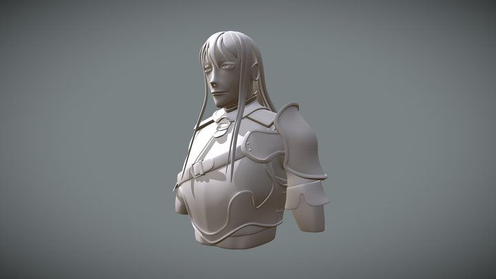 Character Bust #1 3D Model