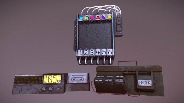 Puzzles - The Art Of Flying 3D Model