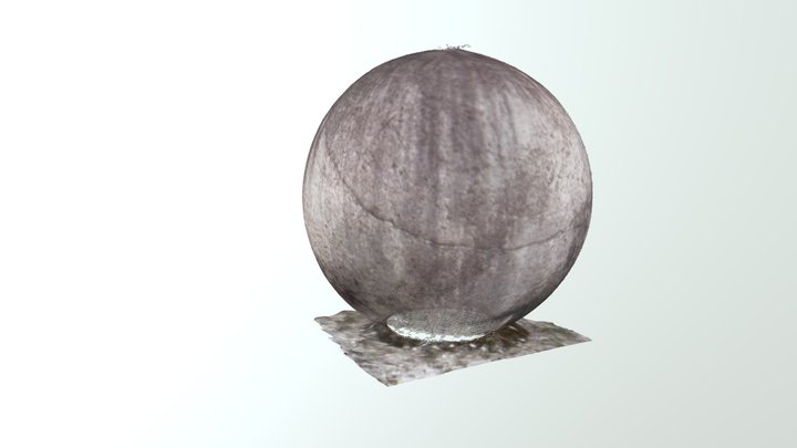 Esfera de Piedra Precolombina 3D Model