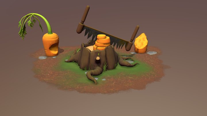 Stocking up for the winter 3D Model