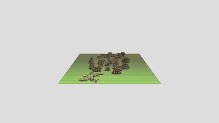 village 3D Model