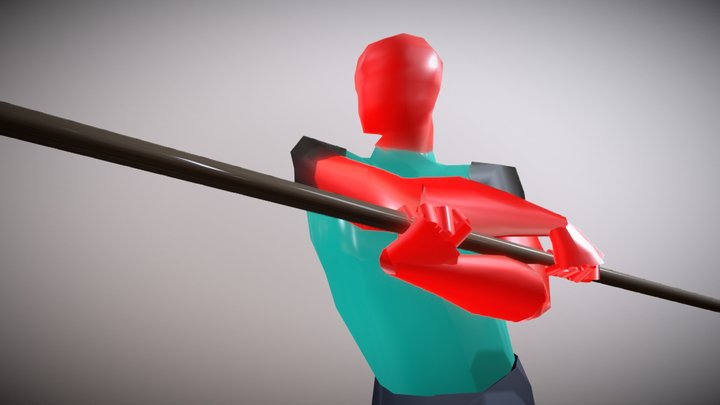 Staff Combo 3D Model