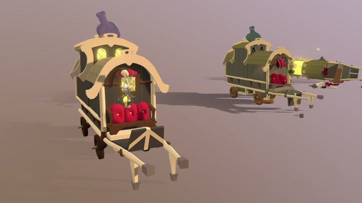 Magic Wagon 3D Model