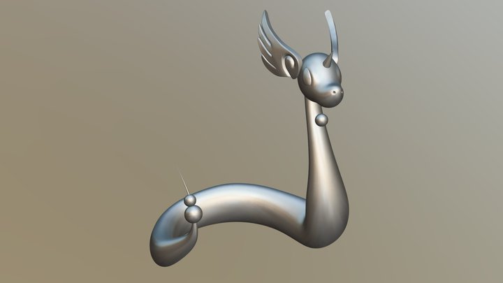 Dragonair model 3D Model