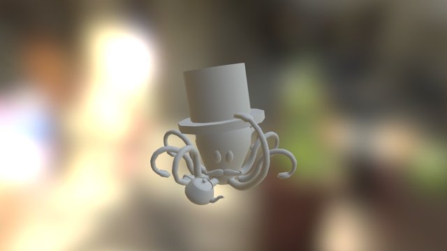 Elegant Octopus 3D Model