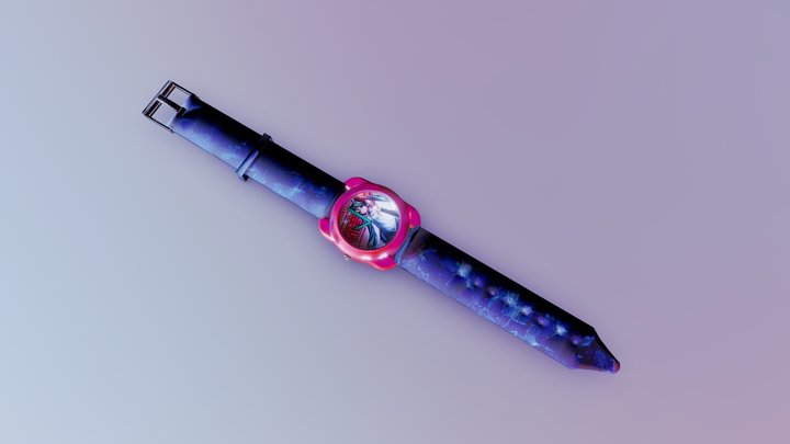 Weird Watch with Hatsune Miku 3D Model