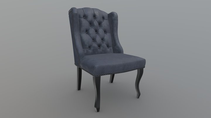 Archer Chair (velvet) 3D Model
