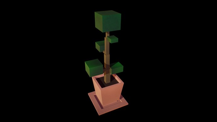 Voxel tree 3D Model