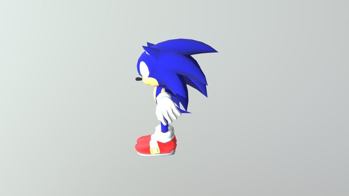 Sonic Adventure DX - Sonic 3D Model