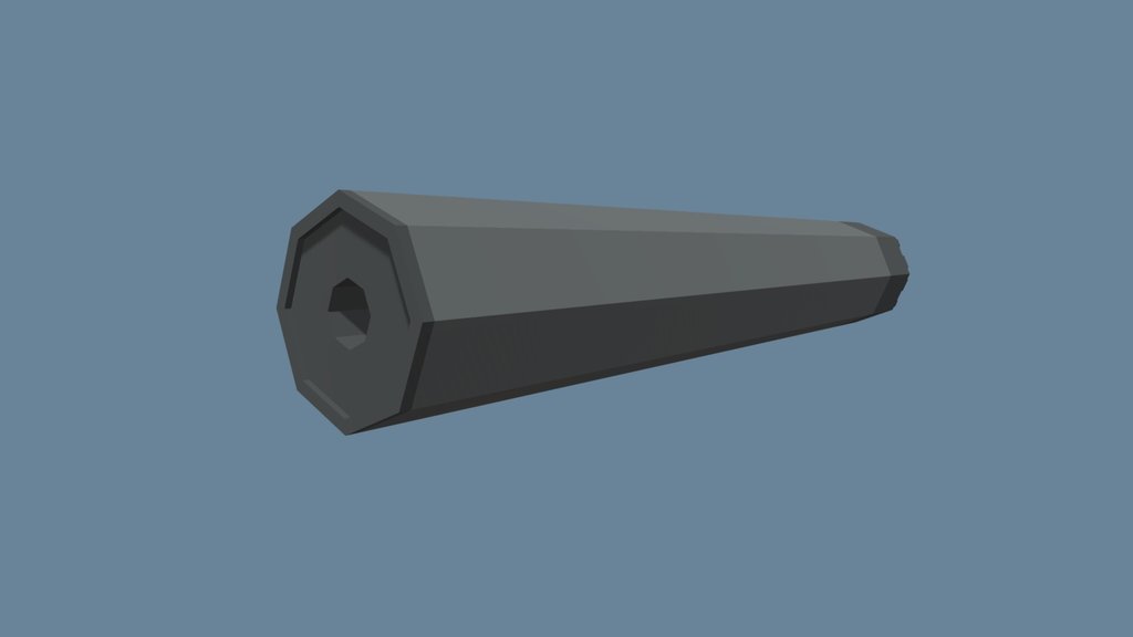 Gemtech Tundra Suppressor (Low-Poly)