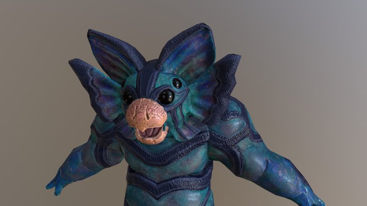 Lishorm, the victimized herbivore 3D Model