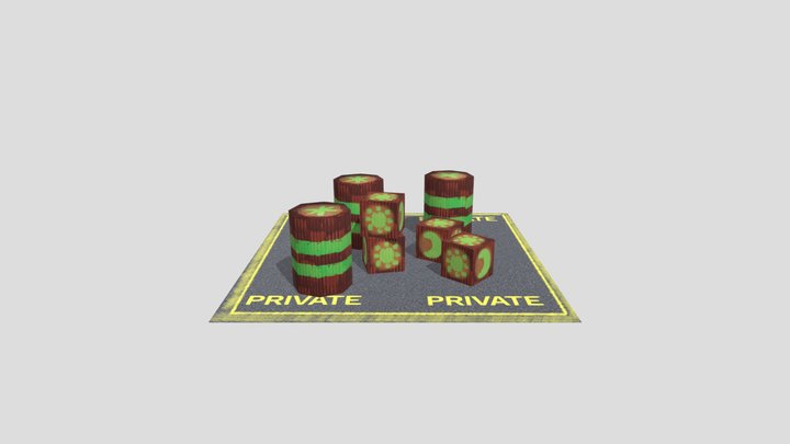Substance Painter Exercise 3D Model
