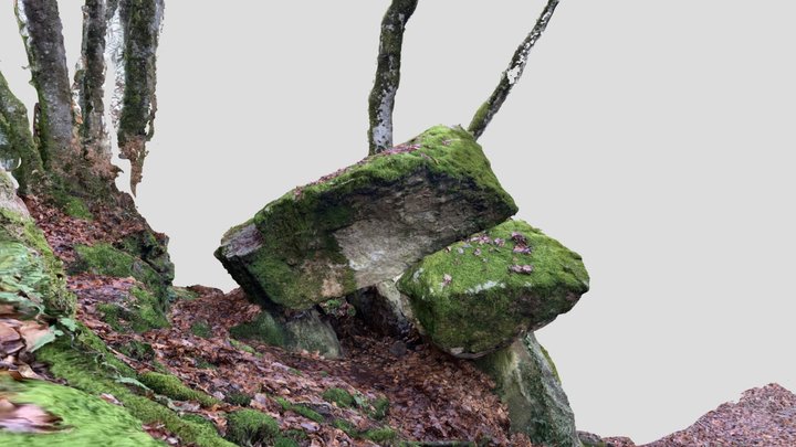 Dolmen de la Maison du Loup (Nièvre) 3D Model