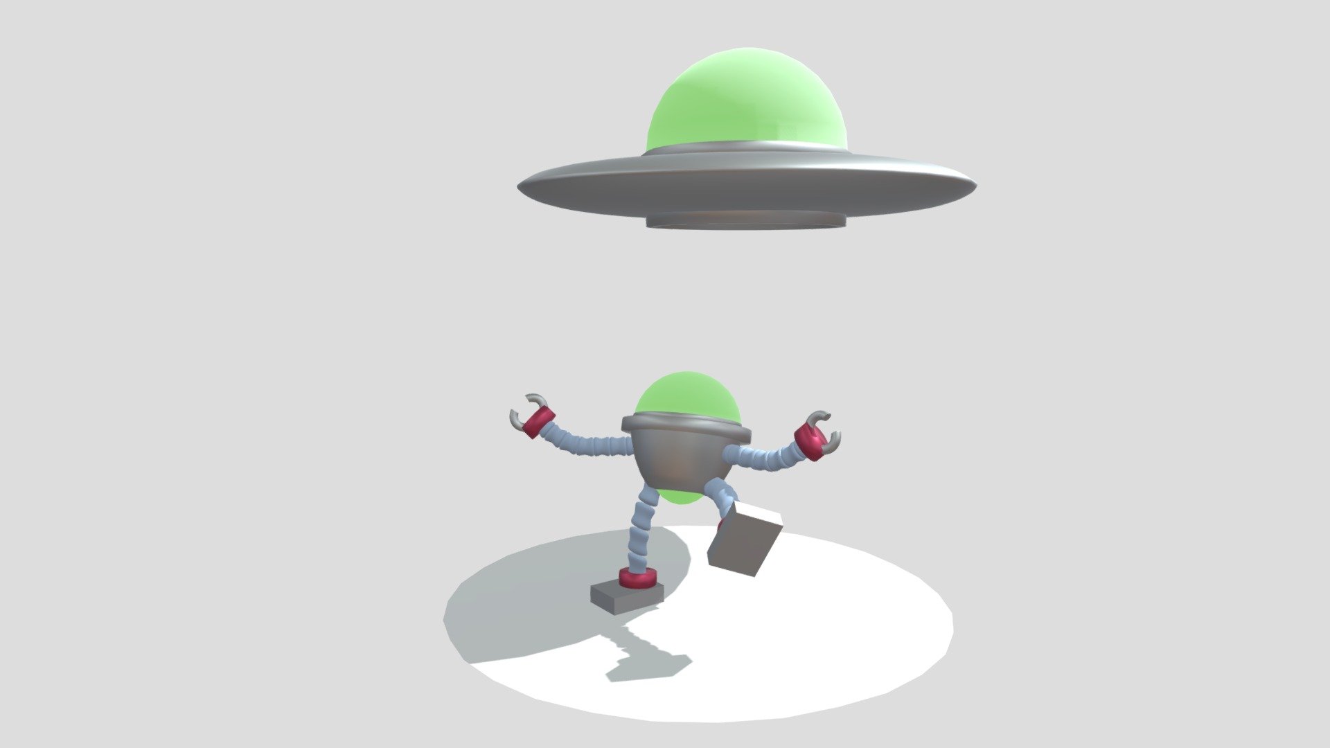 Alien Invasion - Download Free 3D model by CharliesVault [4fd9c63 ...