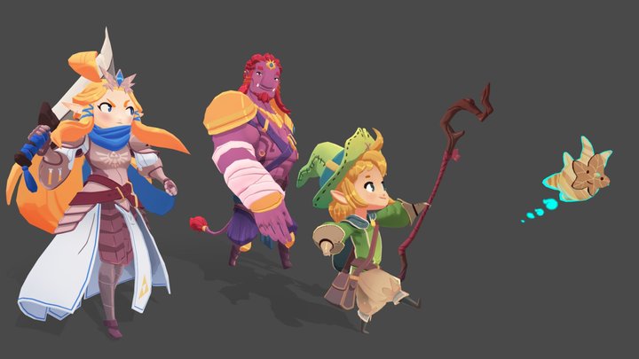 Zelda: Immortal Atlas -- Uneasy Alliance 3D Model