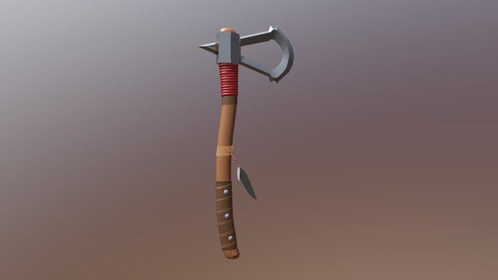 XYZ Курсовая Томагавк 3D Model