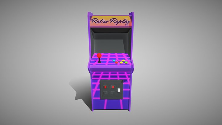 Arcade Cabinet 3D Model