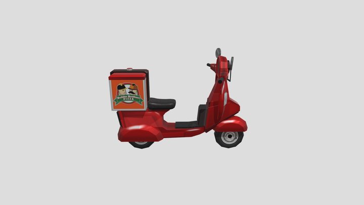 [Roblox] Builder Brothers Pizza Bike 3D Model