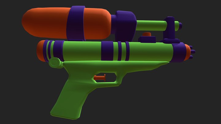 Watergun 3D Model