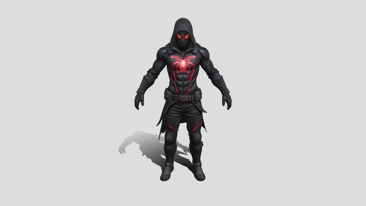 Crimson Arachnid 3d model free – Modello 3D gratuito STL