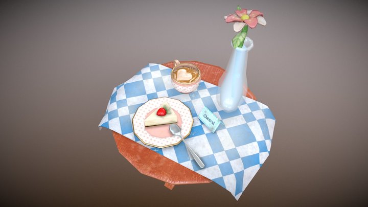 Cafe 3D Model