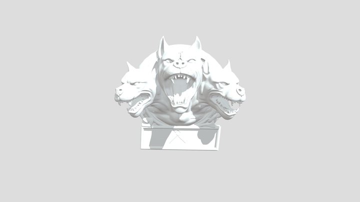 Cerberus Emblem 3D Model