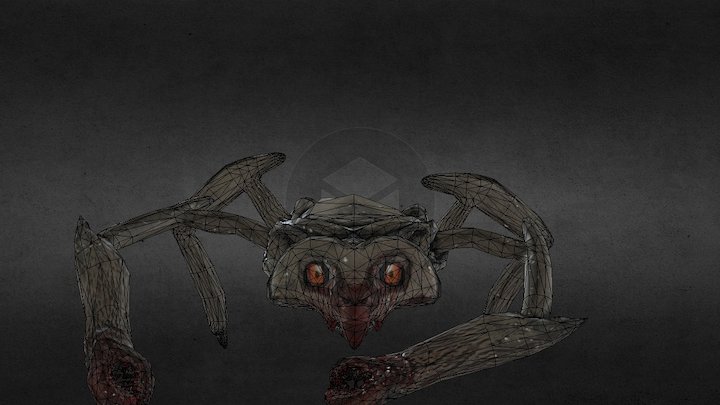 monster for a game 3D Model