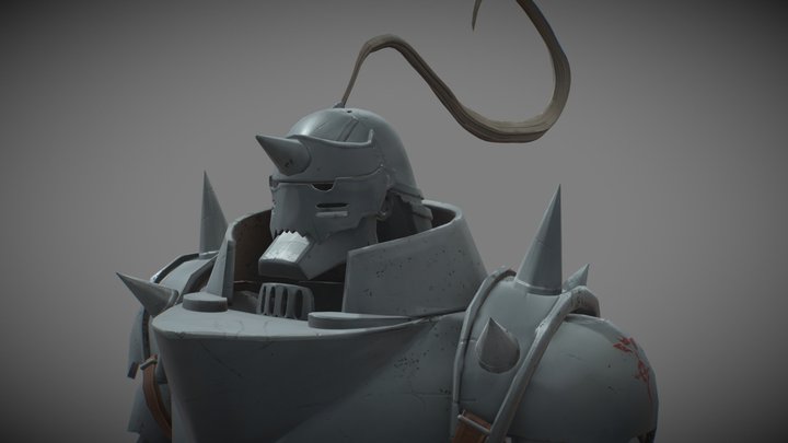 Alphonse Elric Armor 3D Model