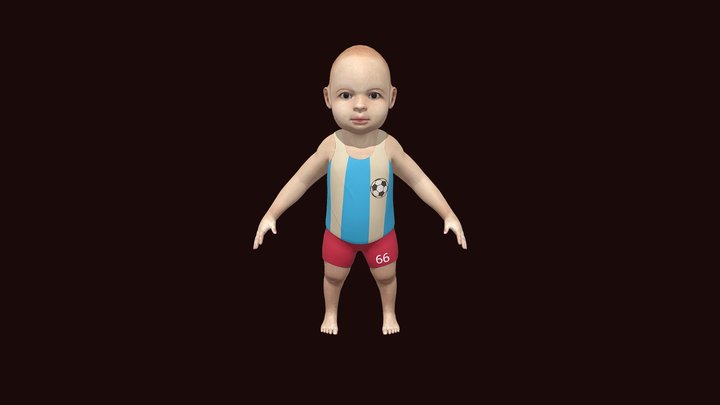 Baby Boy 3D Model