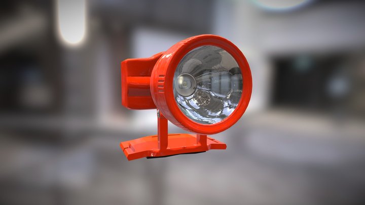 Headlamp 3G Orange 3D Model