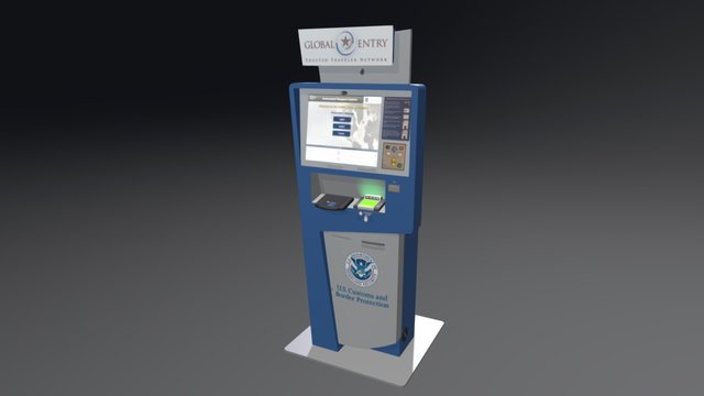 Global Kiosk 3D Model