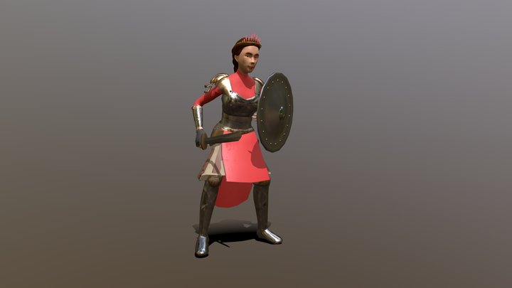 Warrior Queen 3D Model