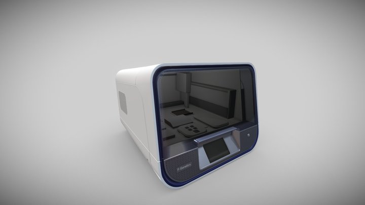 DNA Sequencer Second Part (Lab. Equipment) 3D Model