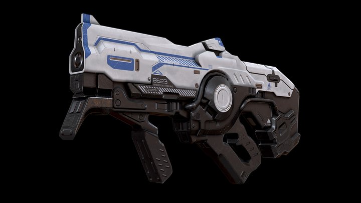 Plasma Rifle (DOOM 2016) – Free 3D Model STL