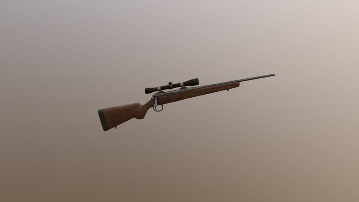 M40A1 Clone 3D Model