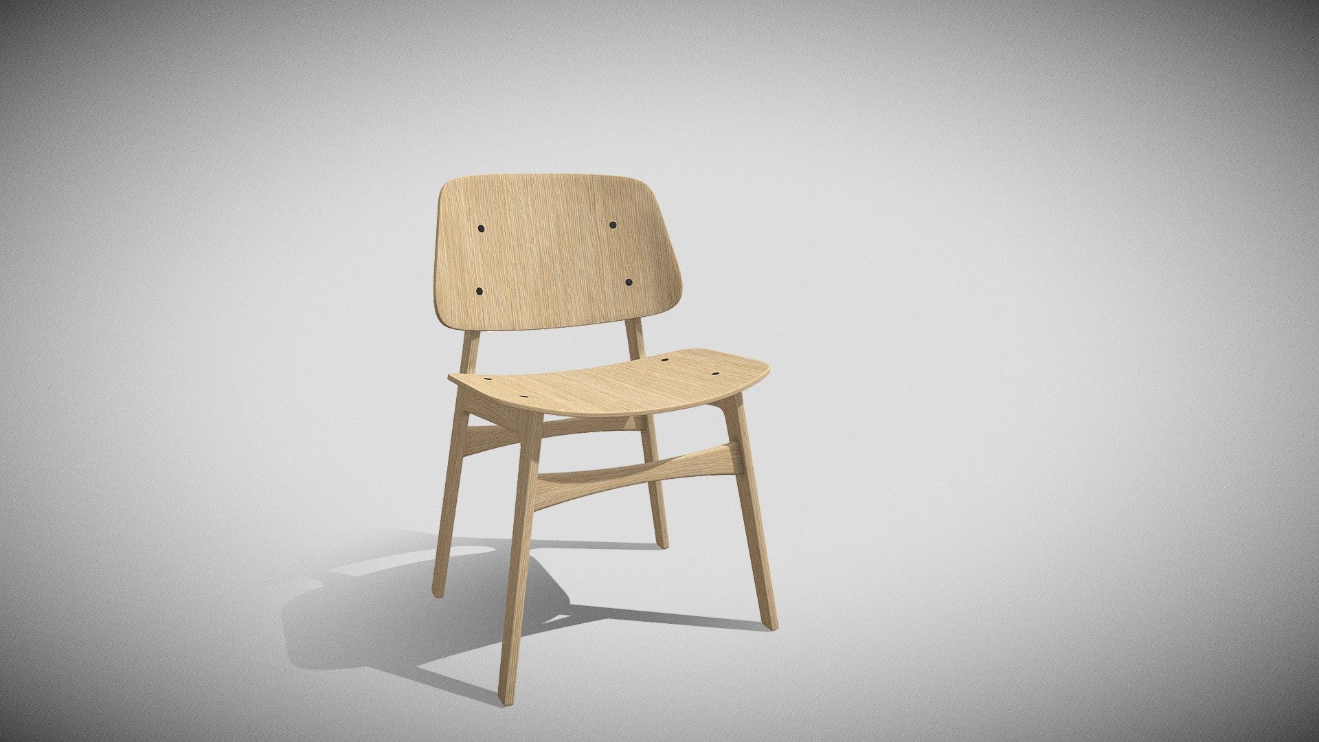modern kitchen chair sketchup
