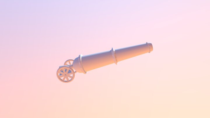 Cannon 3D Model