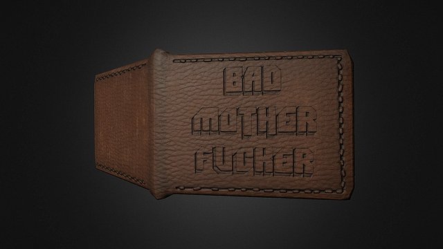 Bad Motherfucker Wallet // Pulp Fiction [SGP] 3D Model