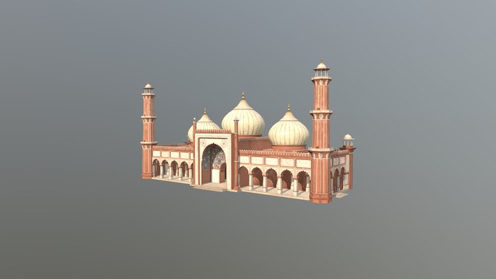 Grand Mosque 3D Model