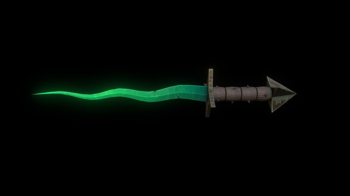 Old Dagger Of The Tormented Sinner 3D Model
