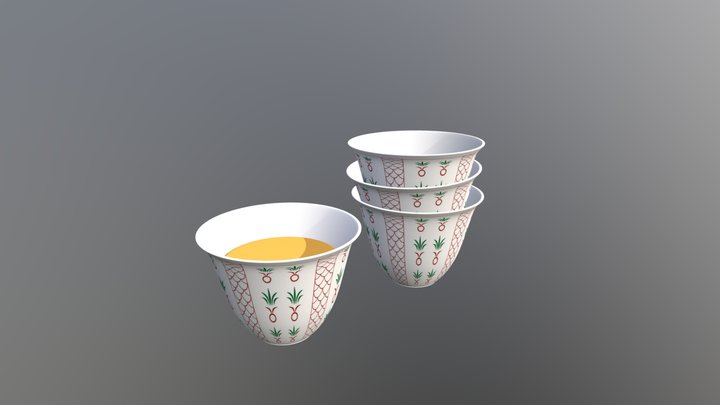 SAUDI COFFEE 3D Model