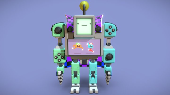Battle Byte Bomb King (Nintendo Switch) 3D Model