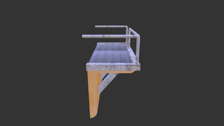 Balcony Asset 3D Model